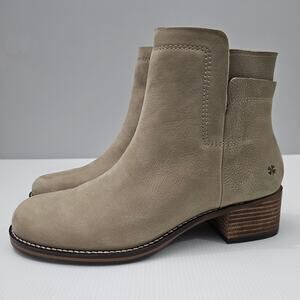Lucky Brand Taupe Ankle Booties